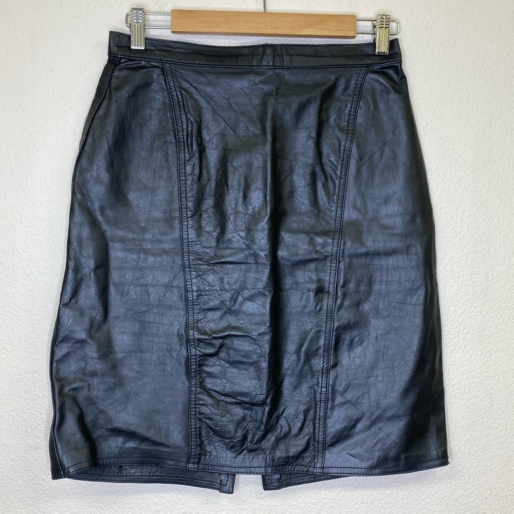 Vintage Leather Skirt Size 11/12